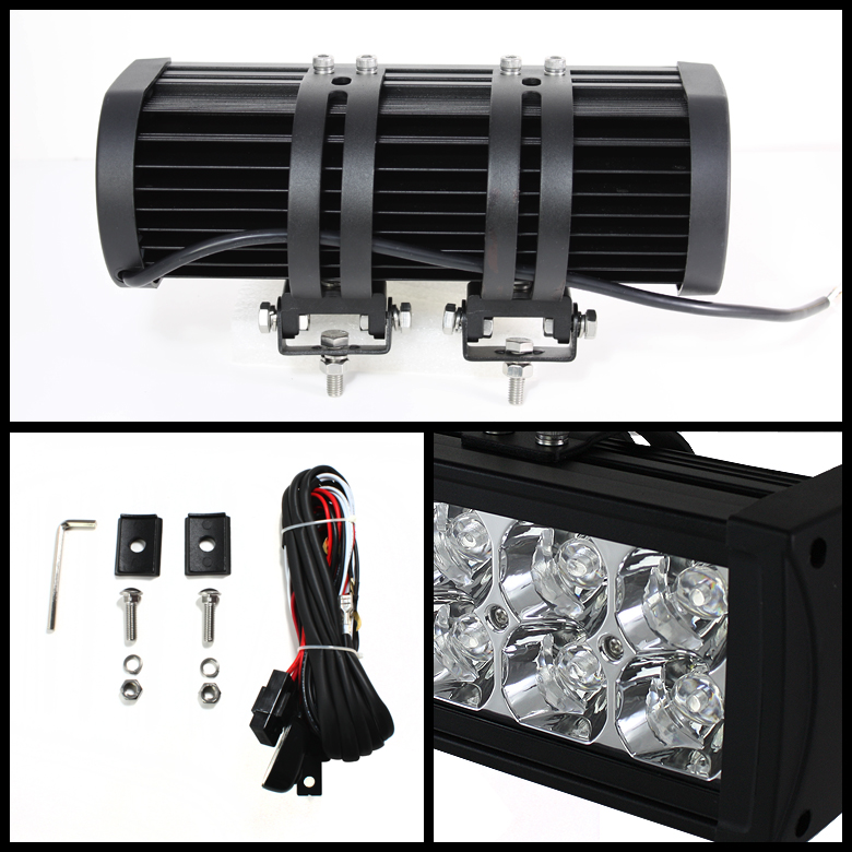 20092016 Dodge Ram 1500 Black Bull Bar + 36W CREE LED Fog Lights