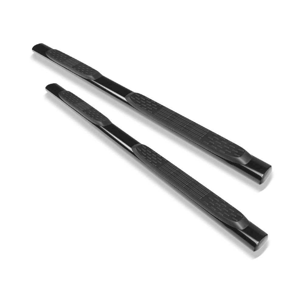 20092014 Dodge Ram 1500 Quad 5" Oval Side Step Nerf Bars Black