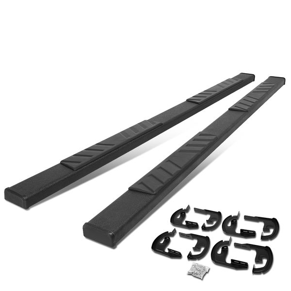 Speed Daddy 6.75" Side Steps For 09-14 Ford F150 Super Crew Cab – Nerf Bars Chrome/Black