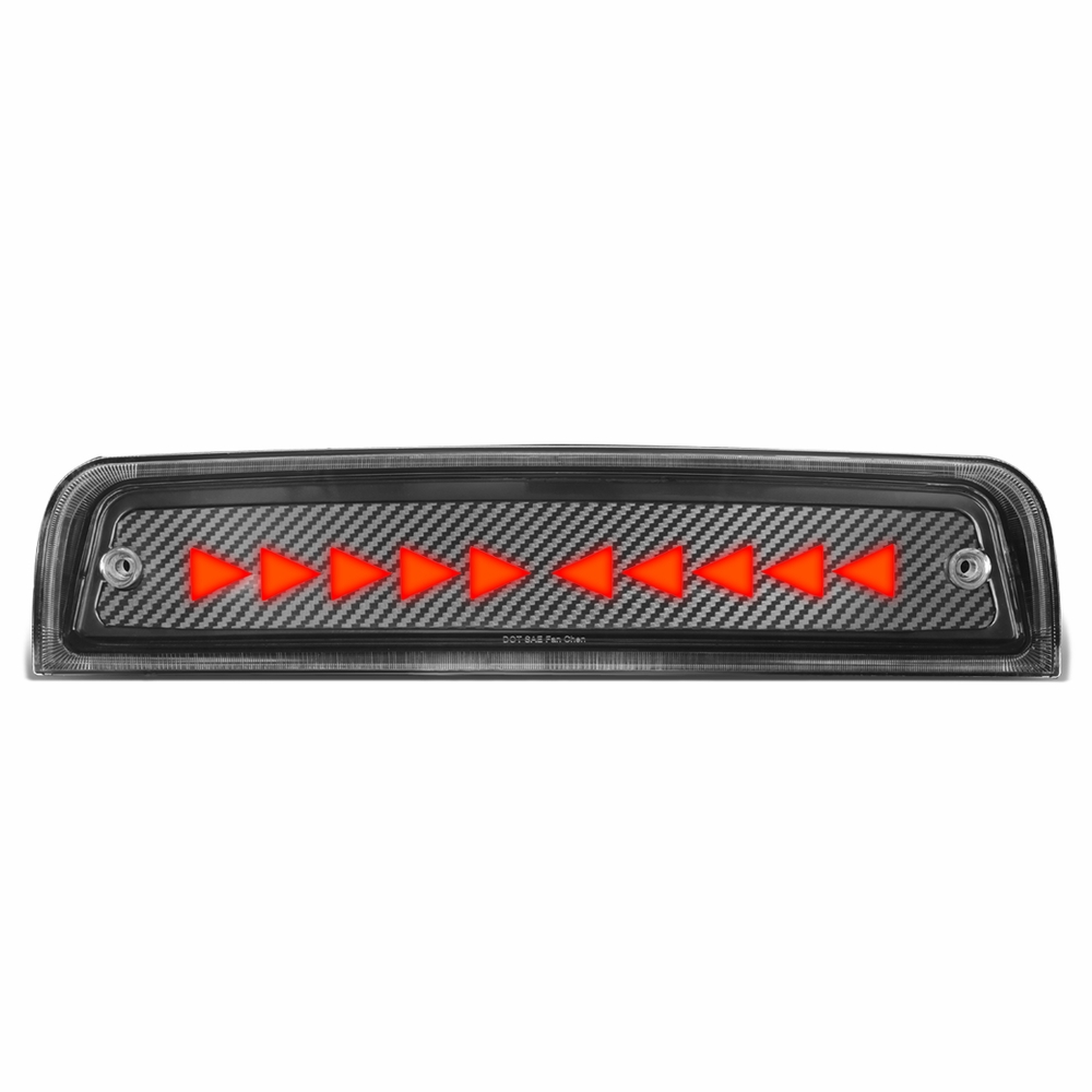 20092018 Dodge Ram 1500 Chasing Triangle LED Carbon 3rd Third Brake Light