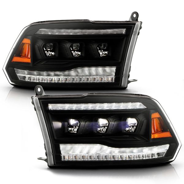 Spyder 20092018 Dodge Ram 1500 Halogen Upgrade Full LED Tri Projector