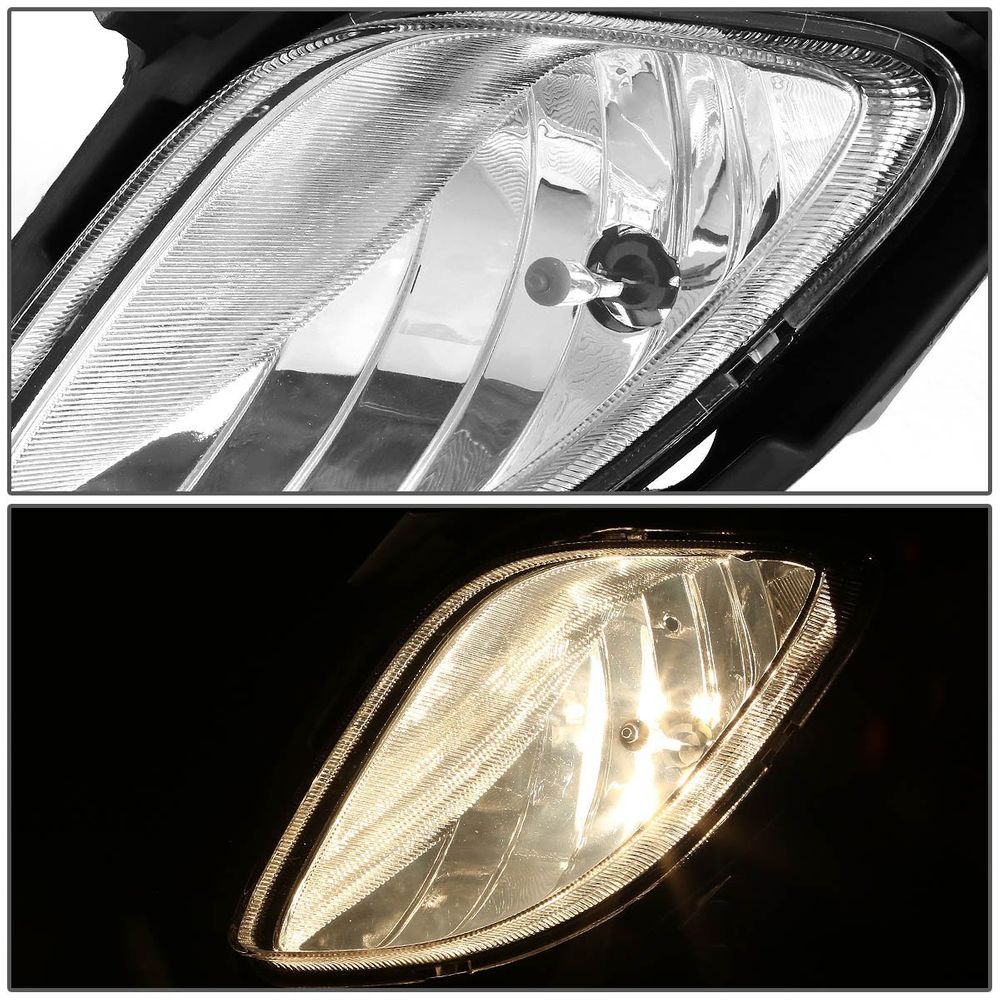 2010-12 Hyundai Genesis Coupe Pair of Bumper Driving Fog Lights w ...