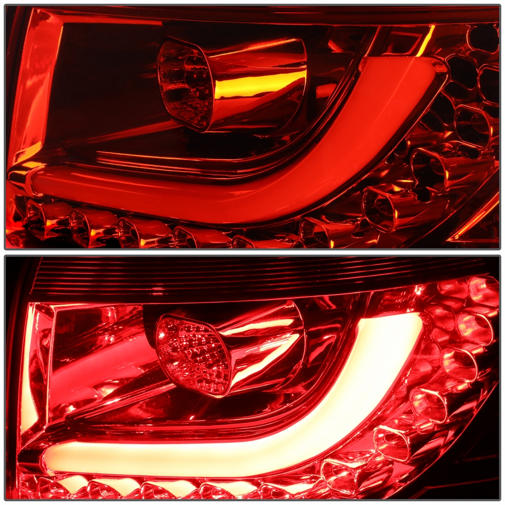 201014 Volkswagen Golf Hatchback Red Housing Clear Lens 3D LED Rear