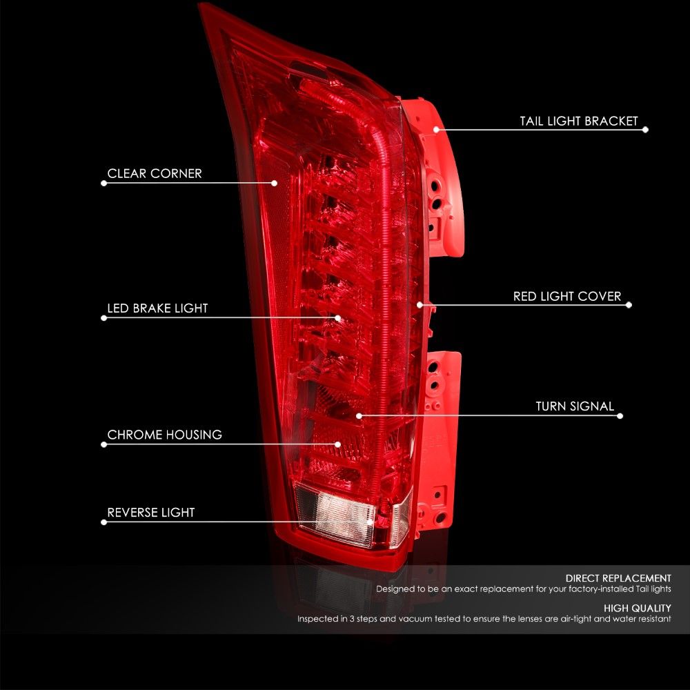 2005 Cadillac Sts Tail Light Left Driver Side Red Tail Light For 2010 - Foto 6