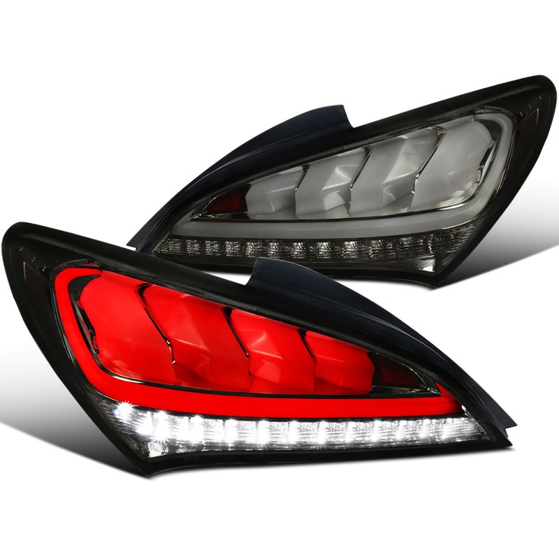 SpecD 20102016 Hyundai Genesis Coupe 2Dr LED Sequential Tail Lights Smoked LTGENS210GLEDTM