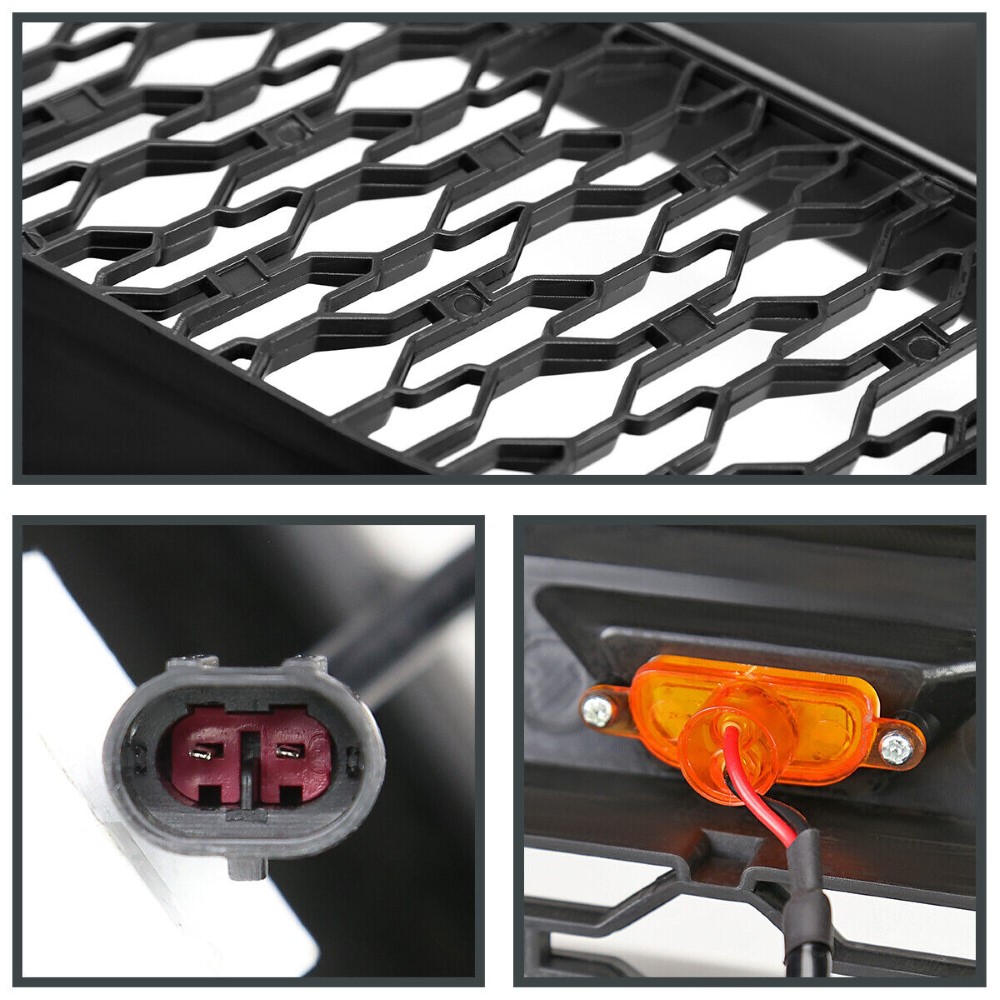 20102018 Dodge Ram 2500 3500 Rebel Style Hood Grille w/ Amber LED