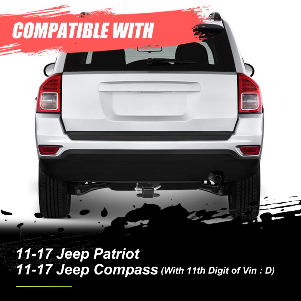 20112017 Jeep Class3 Trailer Rear Bumper Tow Hitch