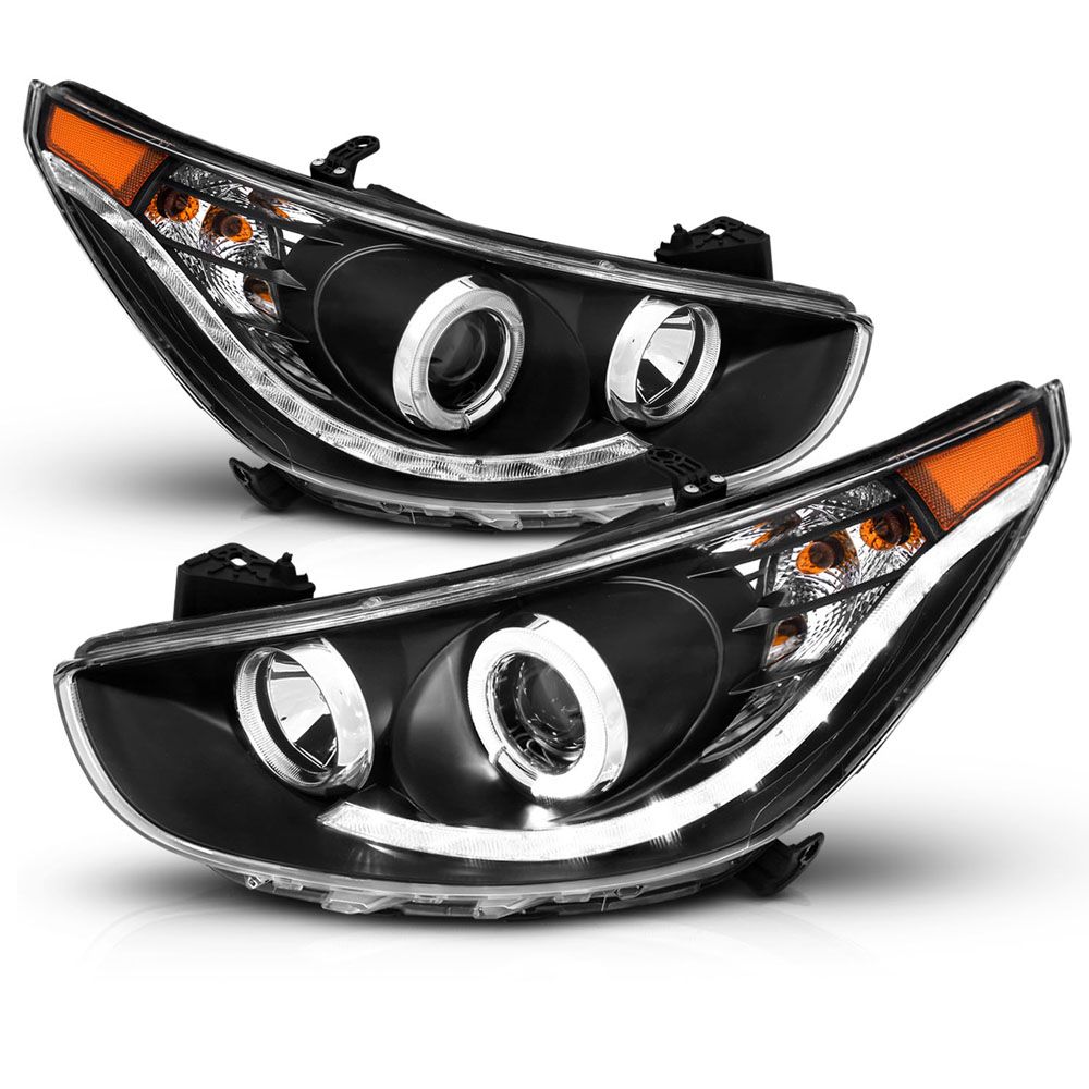 20122014 Hyundai Accent Angel Eye Halo & LED DRL Strip Projector
