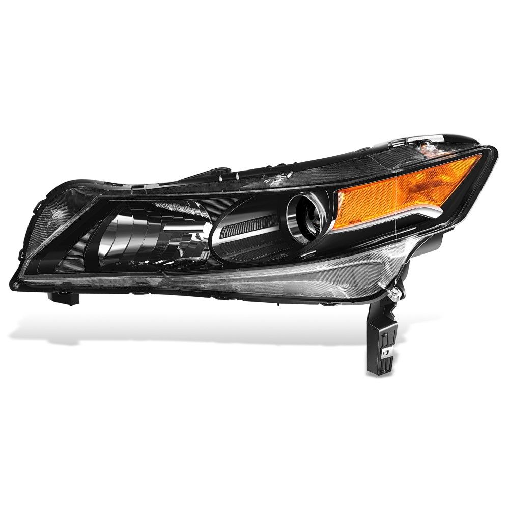 20122014 Acura TL Black Housing Projector Headlight Driver Side OEM