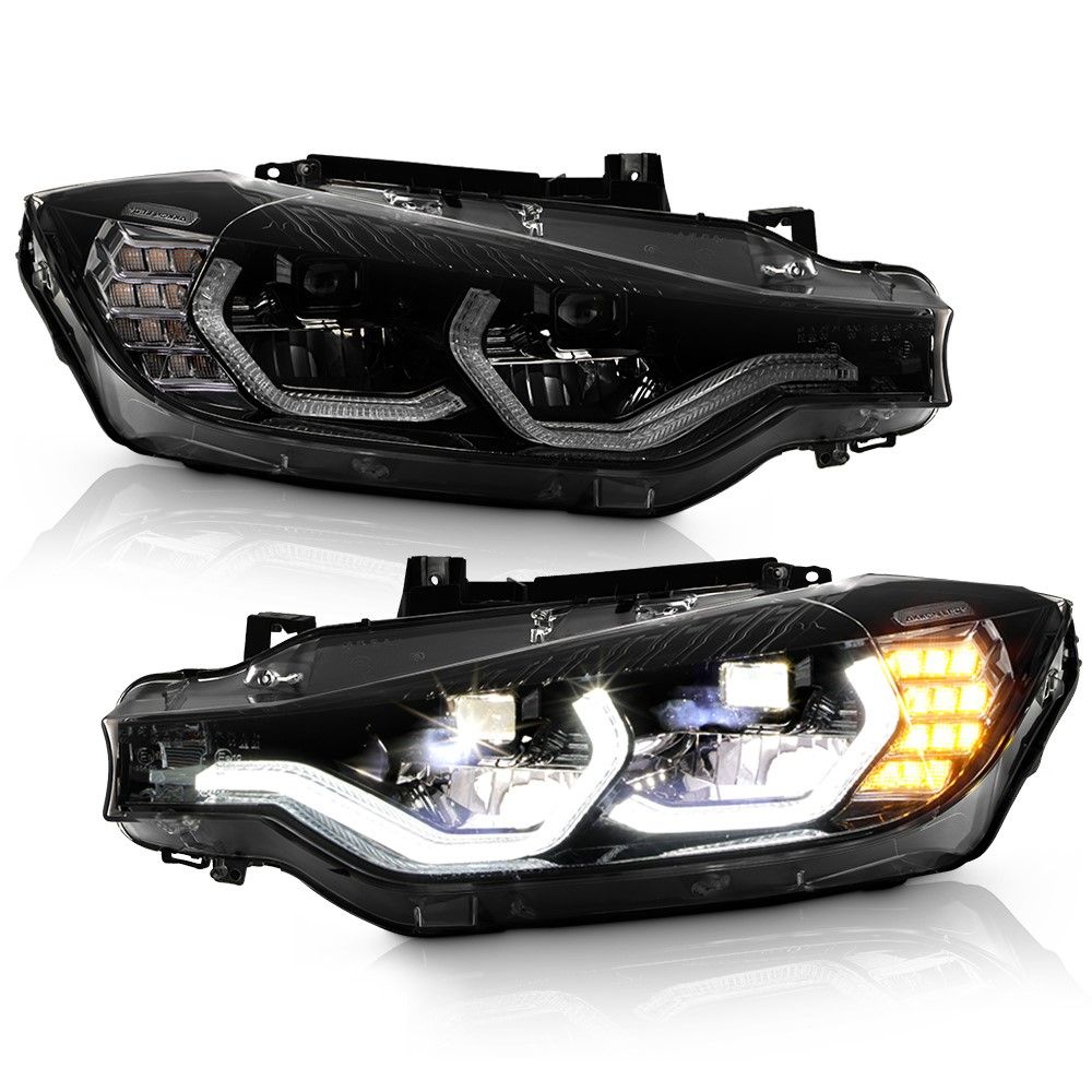 20122015 BMW F30 320i 328i Sedan Full LED DRL Tube Projector