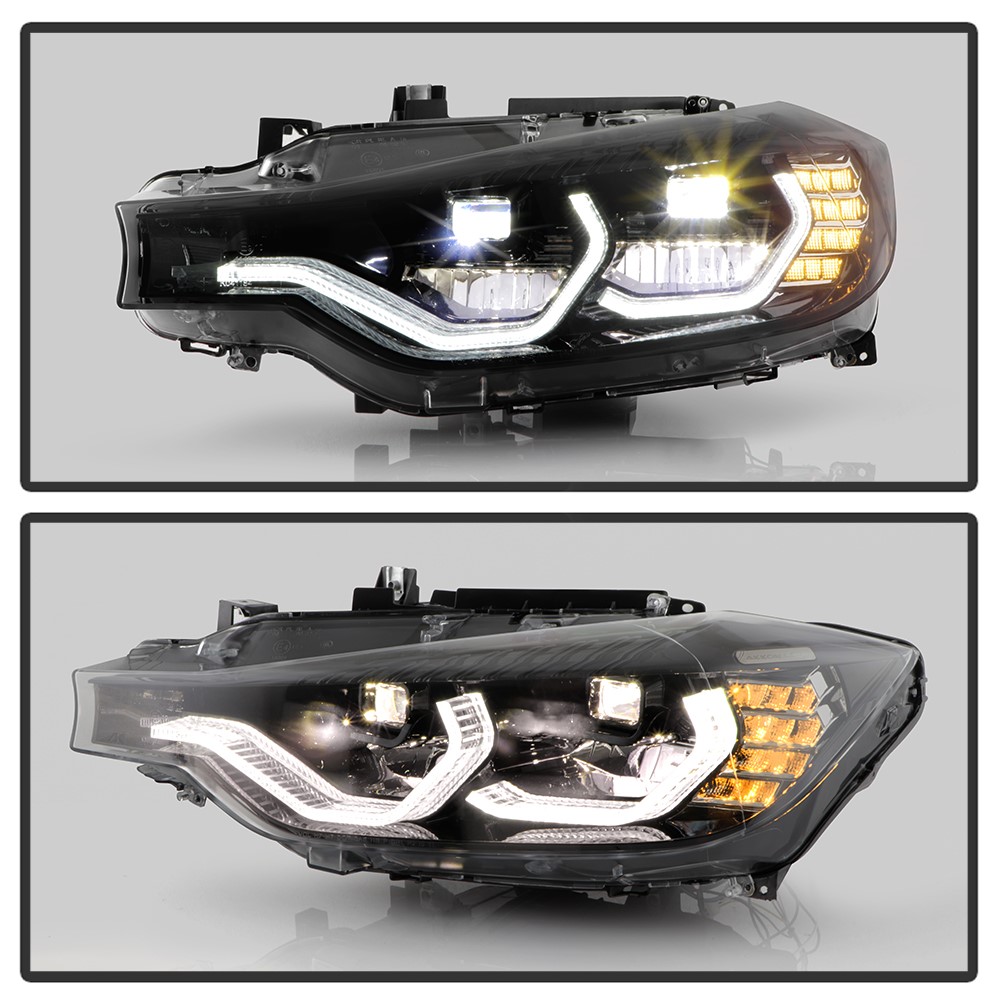 20122015 BMW F30 320i 328i Sedan Full LED DRL Tube Projector