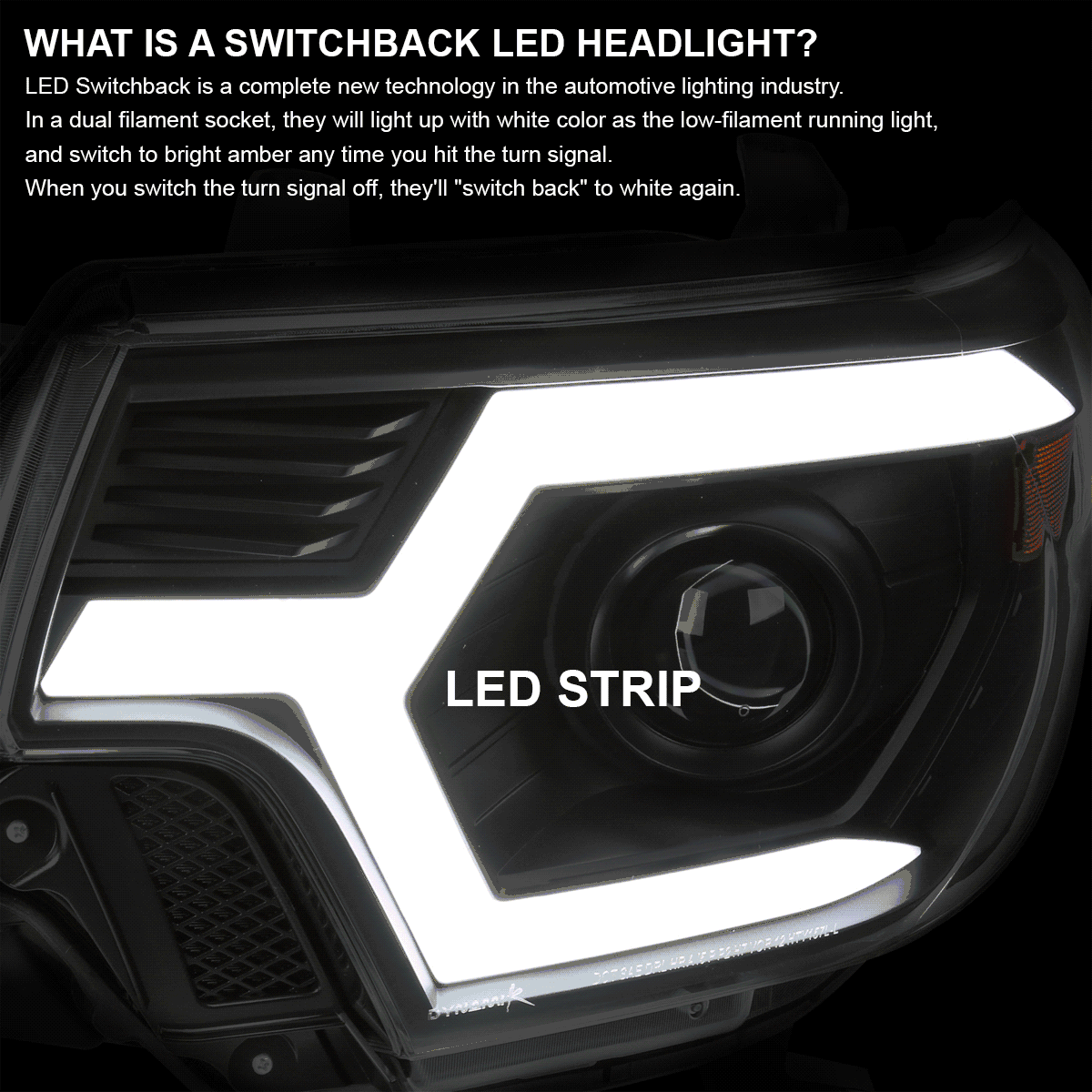 20122015 Toyota Chrome LED Sequential Signal Projector