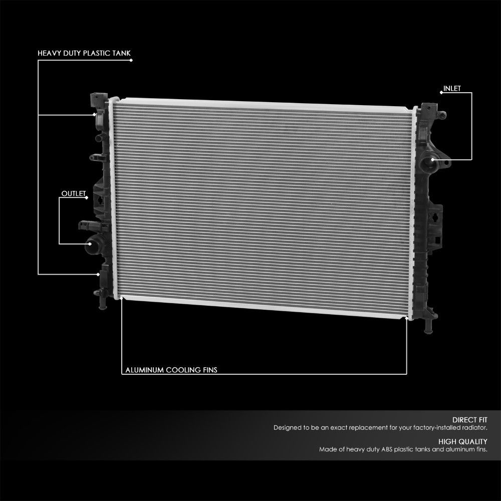 13180 Radiator 2012-2018 Range Rover Evoque Discovery Sport Radiator Aluminum Core ...
