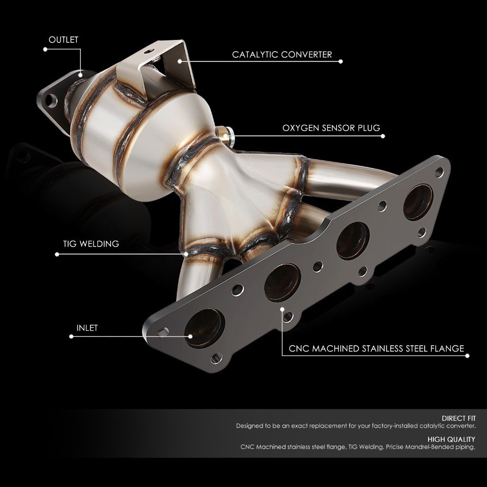 20122019 Hyundai VelosterAccent / Kia SoulRio 1.6L NA Front Catalytic Converter OE Style OEM