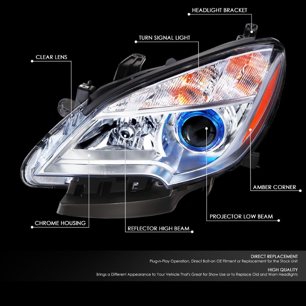 For 2013-2016 Buick Encore Halogen Factory Style Headlight Driver Side w/ Bulbs For 2013-2016 Buick Encore Halogen Factory Style Headlight Driver Side w/ Bulbs
