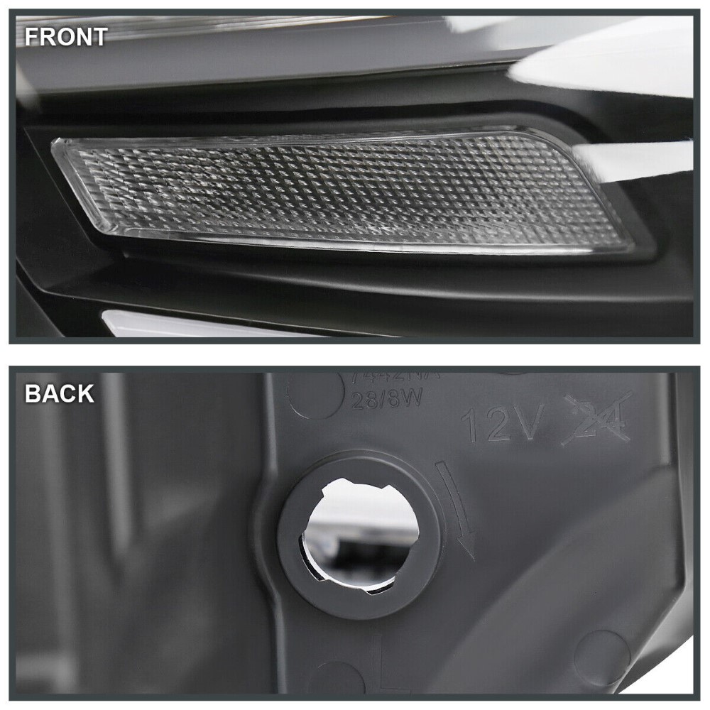 SpecD 20132016 Dodge Dart Projector Headlight w/ LED DRL & Switchback