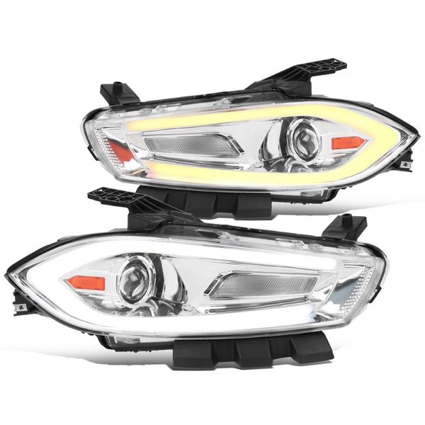 SpecD 20132016 Dodge Dart Projector Headlight w/ LED DRL & Switchback