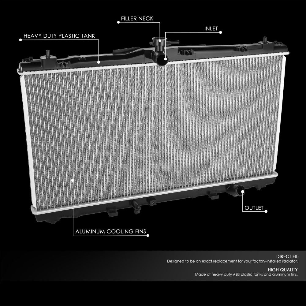 2013-2018 Lexus ES300H ES350 OE Style Cooling Radiator Aluminum Core ...
