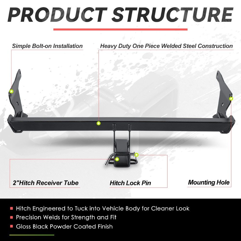 20132023 Mazda CX5 Class3 Trailer Hitch Receiver Rear Bumper Towing 2