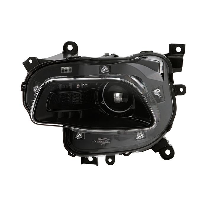 OEMASSIVE Halogen Projector Headlight For 2014-2016 Jeep Grand Cherokee - Chrome Left Driver Side