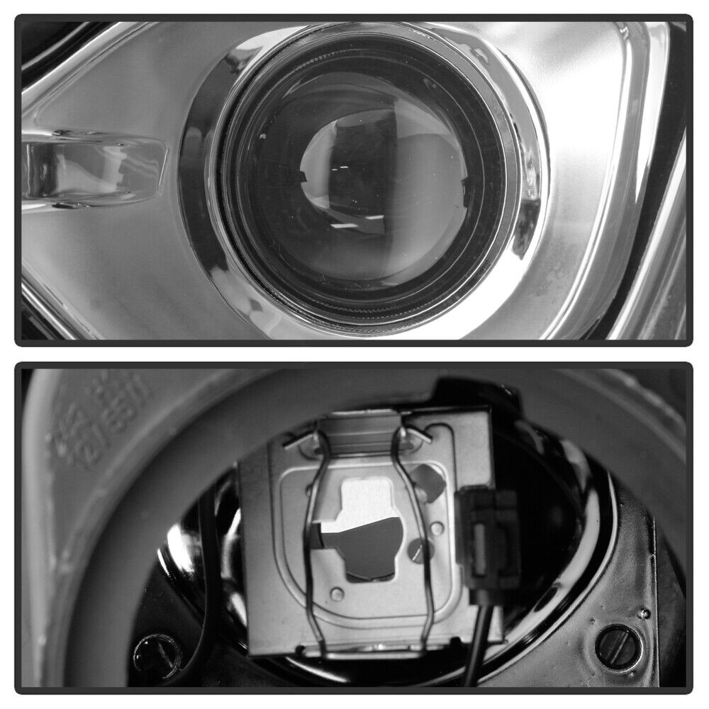 20142016 Jeep Grand Cherokee [Halogen Model] Chrome Trim Projector