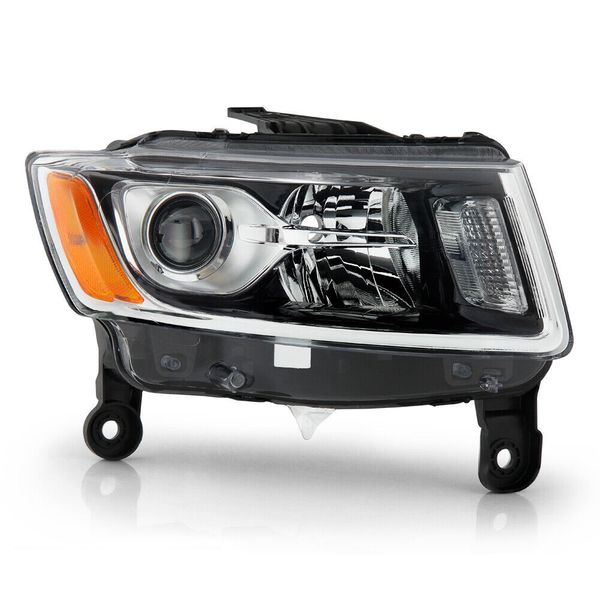 20142016 Jeep Grand Cherokee [Halogen Model] Chrome Trim Projector