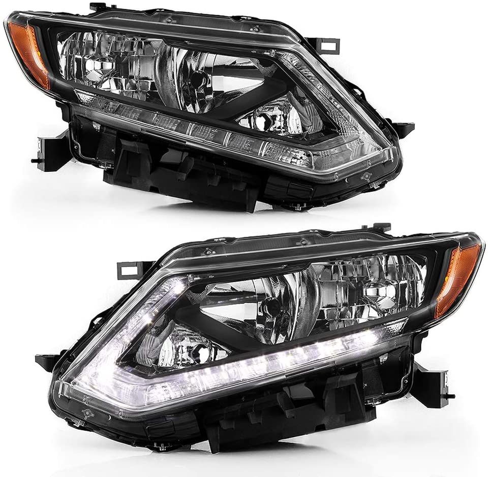 20142016 Nissan Rogue Halogen Headlights Replacement Set