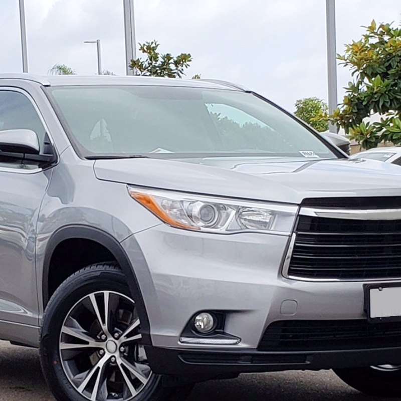 20142016 Toyota Highlander Driving Fog Lights Lamps+LED DRL Bezel+Switch