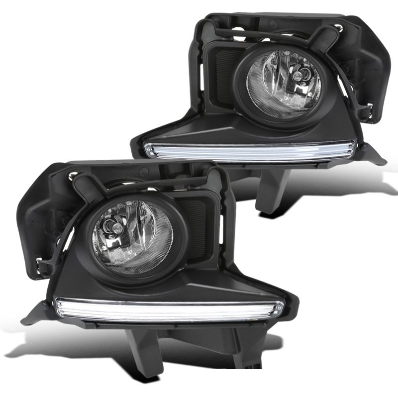 20142016 Toyota Highlander Driving Fog Lights Lamps+LED DRL Bezel+Switch