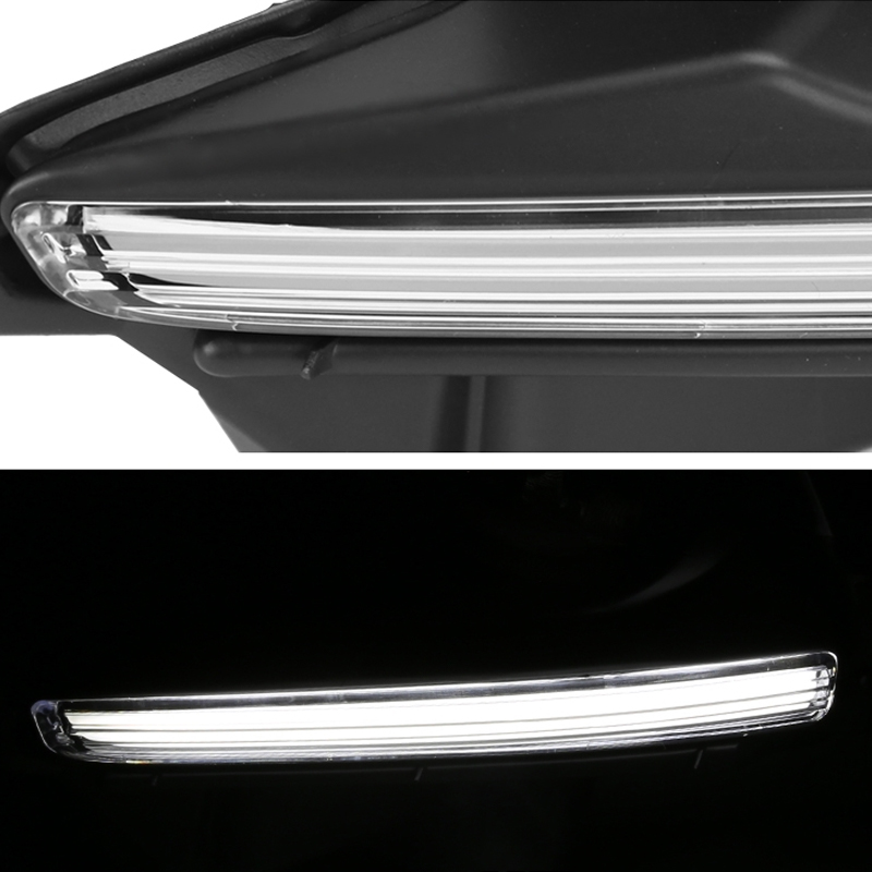 20142016 Toyota Highlander Driving Fog Lights Lamps+LED DRL Bezel+Switch