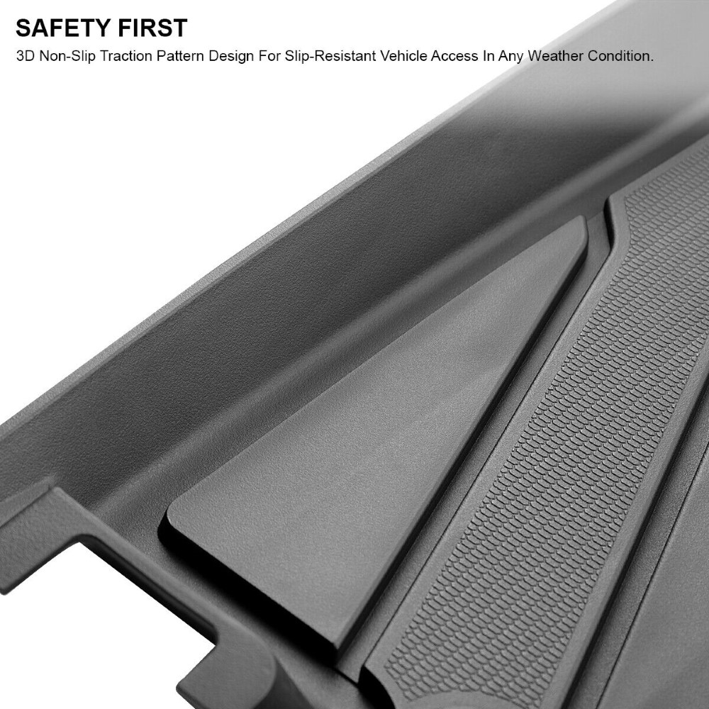 SpecD 20142020 Nissan Rogue All Weather TPE 3PC Black Floor Mats