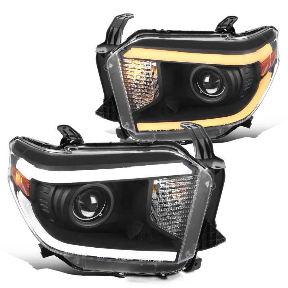 20142021 Toyota Tundra Projector Headlight w/ LED DRL w/ Sequential