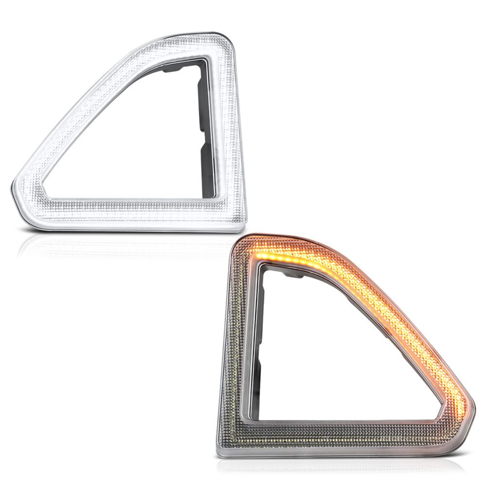 Pair Of Parking Lights For 2015-2017 Ford Mustang – Driver & Passenger Side – CAPA Certified – Evan-Fischer