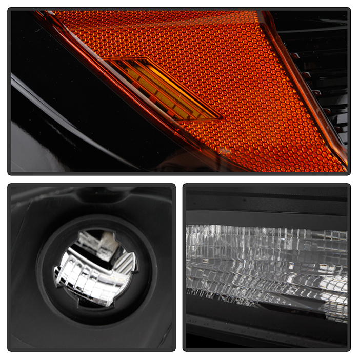 Spyder PROJHFEDGE15HIDBKR 20152018 Ford Edge [HID Model] FactoryStyle Black Projector