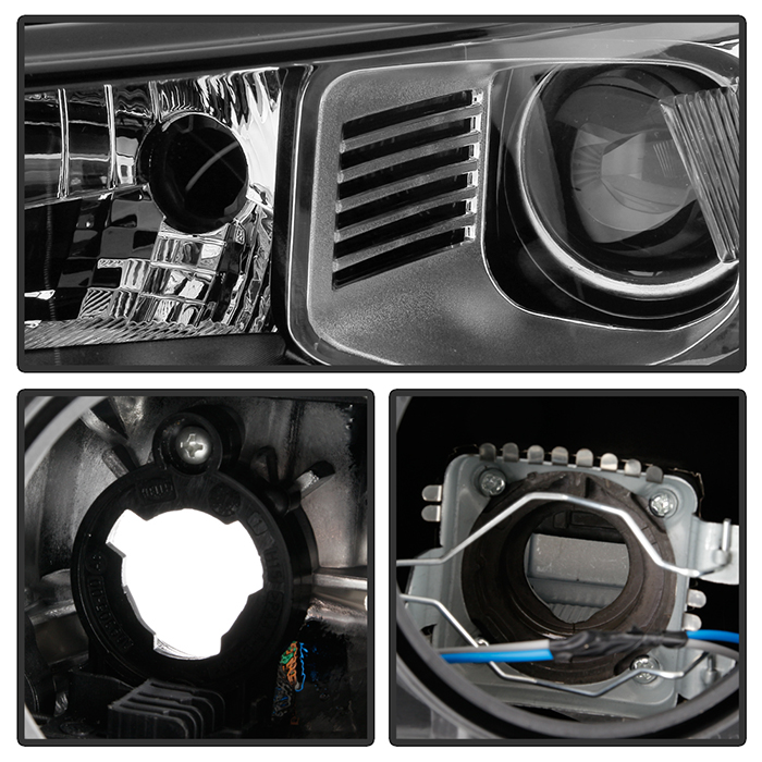 Spyder PROJHFEDGE15HIDL 20152018 Ford Edge [HID Model] FactoryStyle Chrome Housing