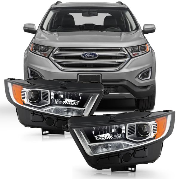 Spyder PROJHFEDGE15HIDLPROJHFEDGE15HIDR 20152018 Ford Edge [HID Model] FactoryStyle