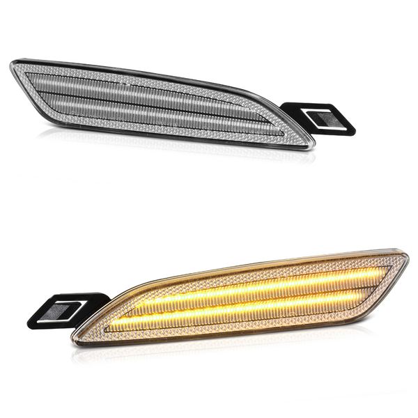 20152018 Porsche Cayenne 958.2 LED Side Marker Lights Clear Lens LACSMLPOCY15AMC