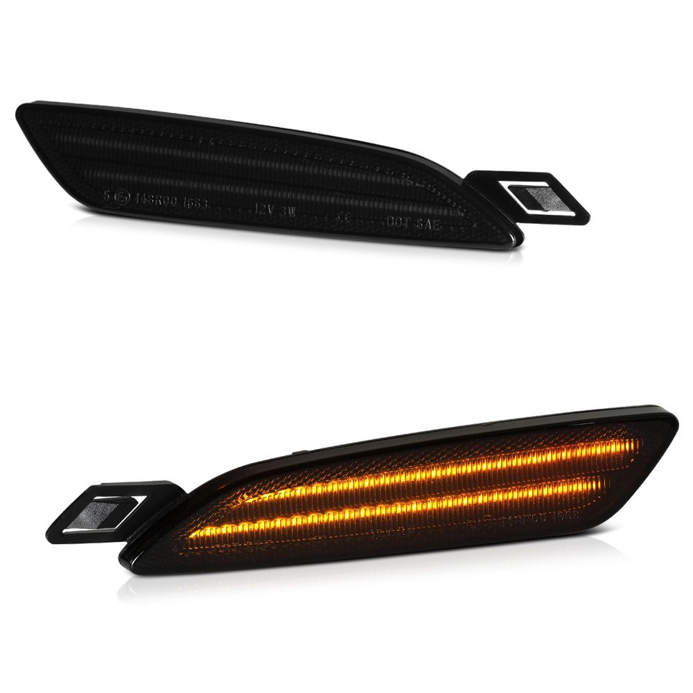 20152018 Porsche Cayenne 958.2 LED Side Marker Lights Smoked Lens LACSMLPOCY15AMSM