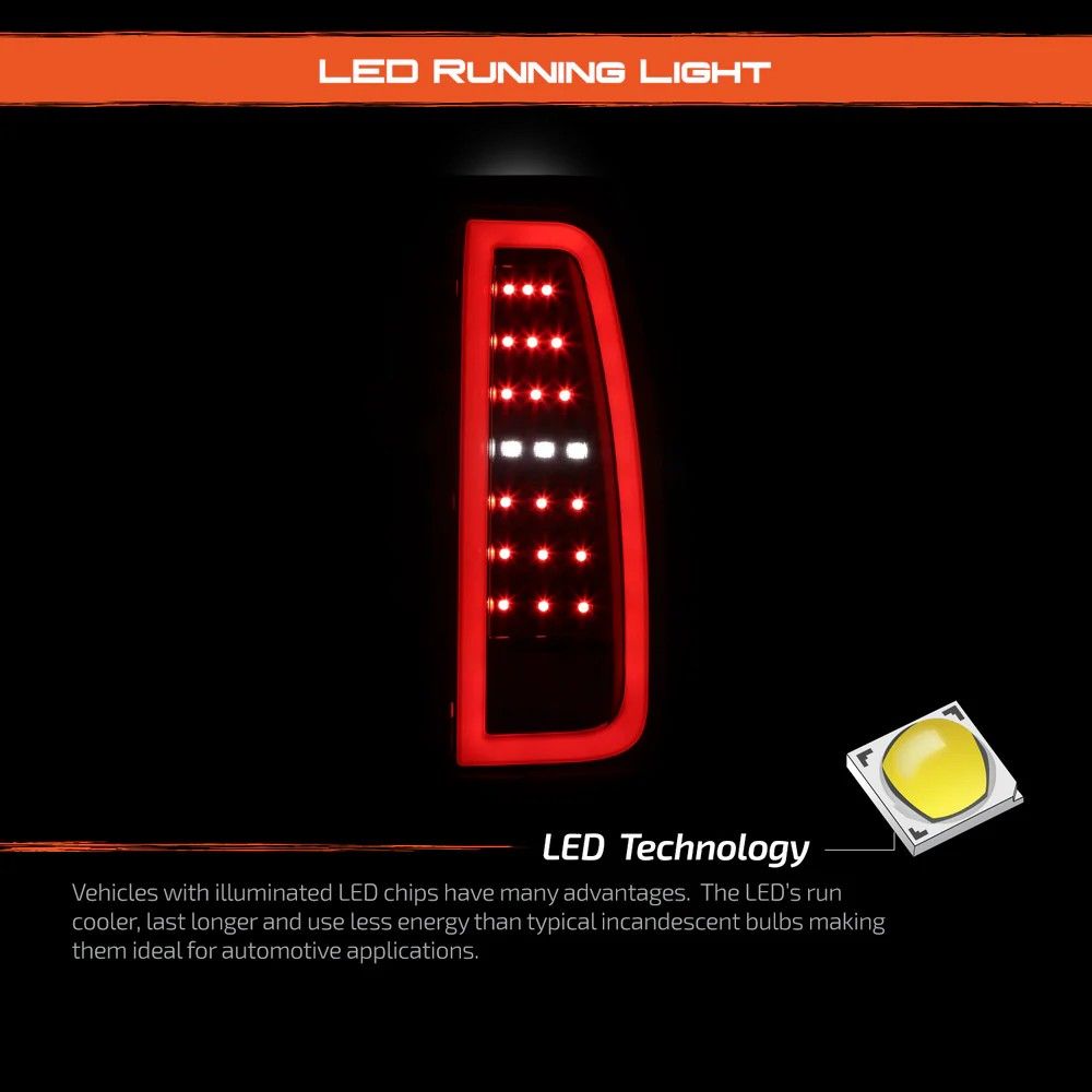 Chevy Tahoe & Suburban 15-20 OLED Bar Tail Lights OLED In Clear - Foto 4