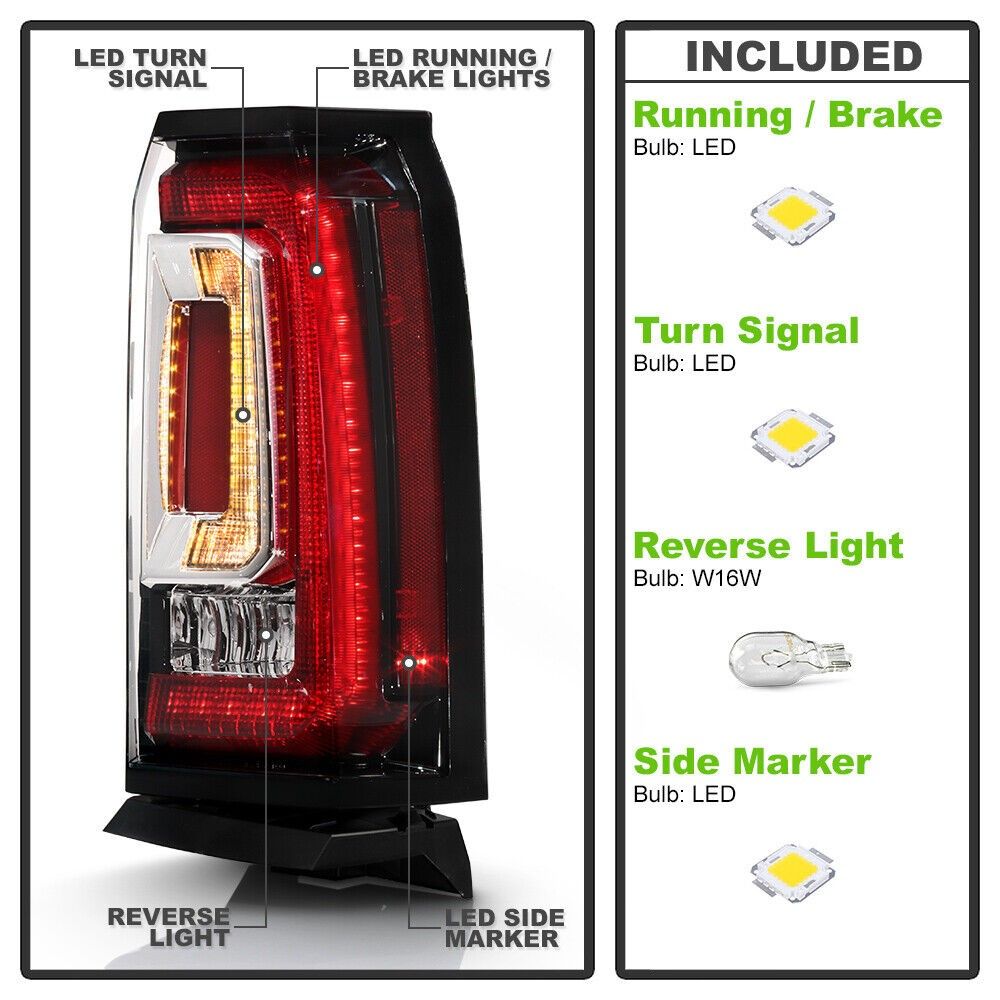 20152020 GMC Yukon / Yukon XL OEStyle Replacement Tail Light