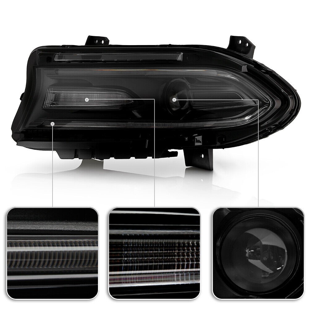 20152021 Dodge Charger HID/Xenon Projector Headlights with Ballast