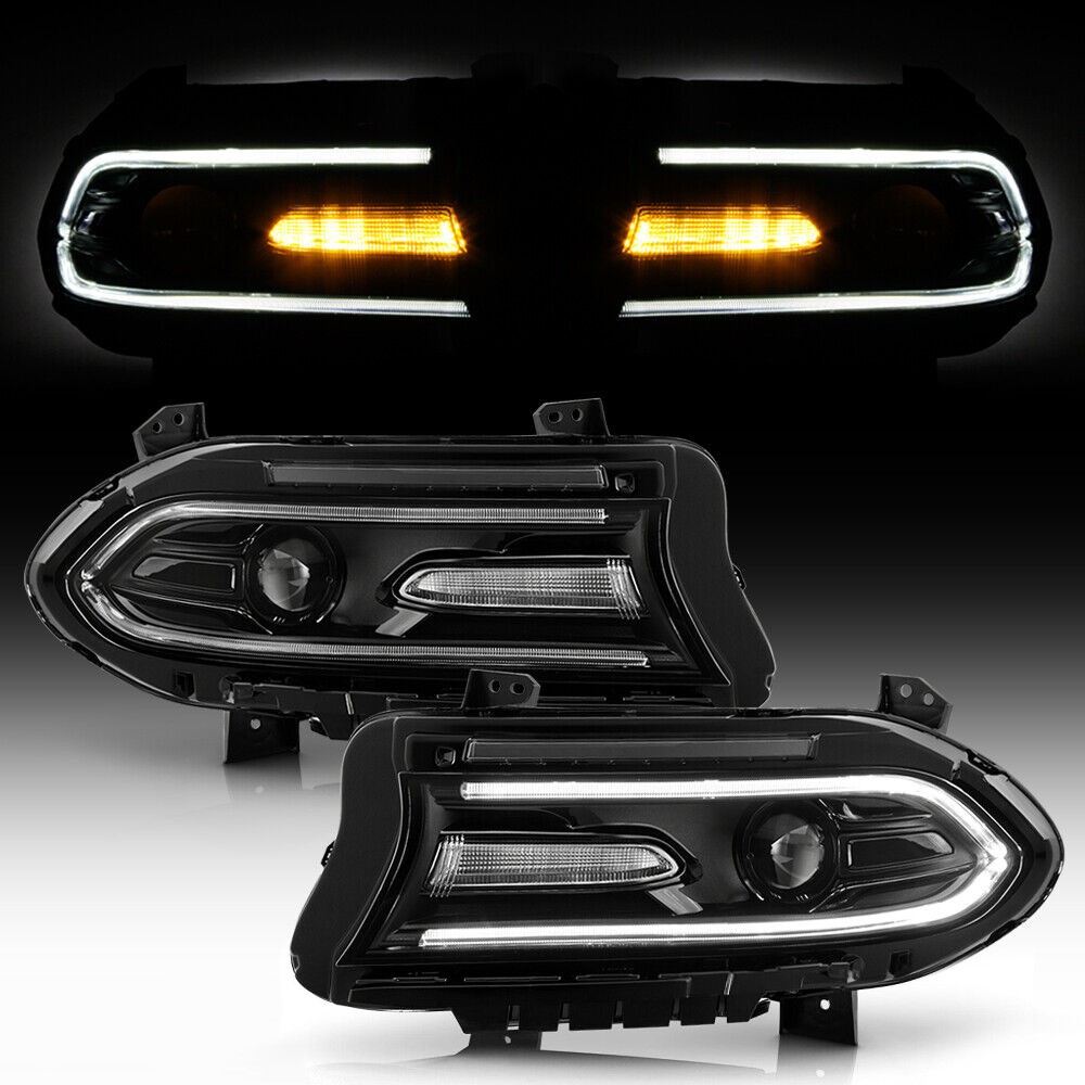 20152021 Dodge Charger HID/Xenon Projector Headlights with Ballast
