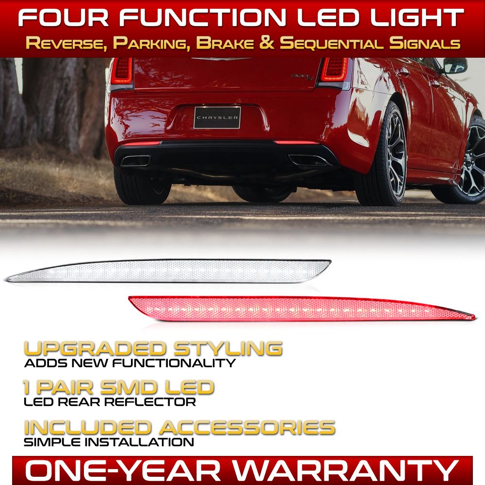 Driver Side LED Fog Light Assembly For 2015-2022 Chrysler 300 (Dual LED Factory Model)