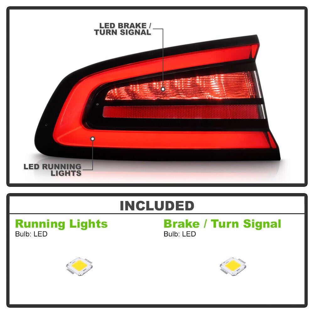 20152022 Dodge Charger Tail Light Brake Lamp Outer Body Mounted