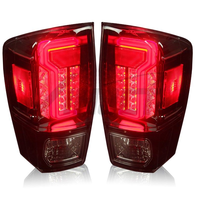 20162013 Toyota LED Tail Light Black Clear