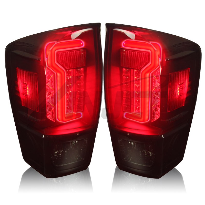 20162023 Toyota LED Tail Light Black Smoked