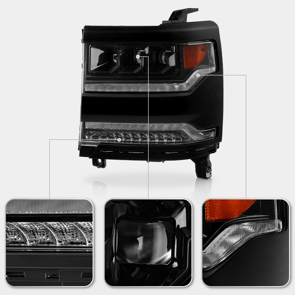 20162018 Chevy Silverado 1500 [HID upgrade] Full Projector LED