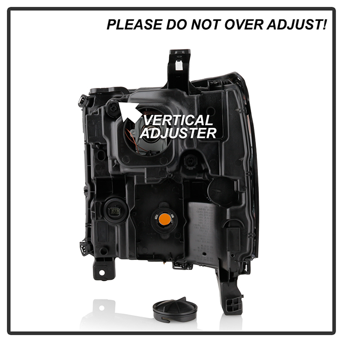 20162018 Chevy Silverado 1500 HID/Xenon LED DRL Projector Headlights