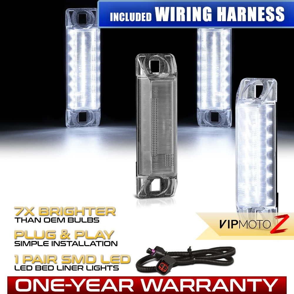 20162022 Dodge Ram 5500K Full LED Truck Bed Lights w/ Wiring Set