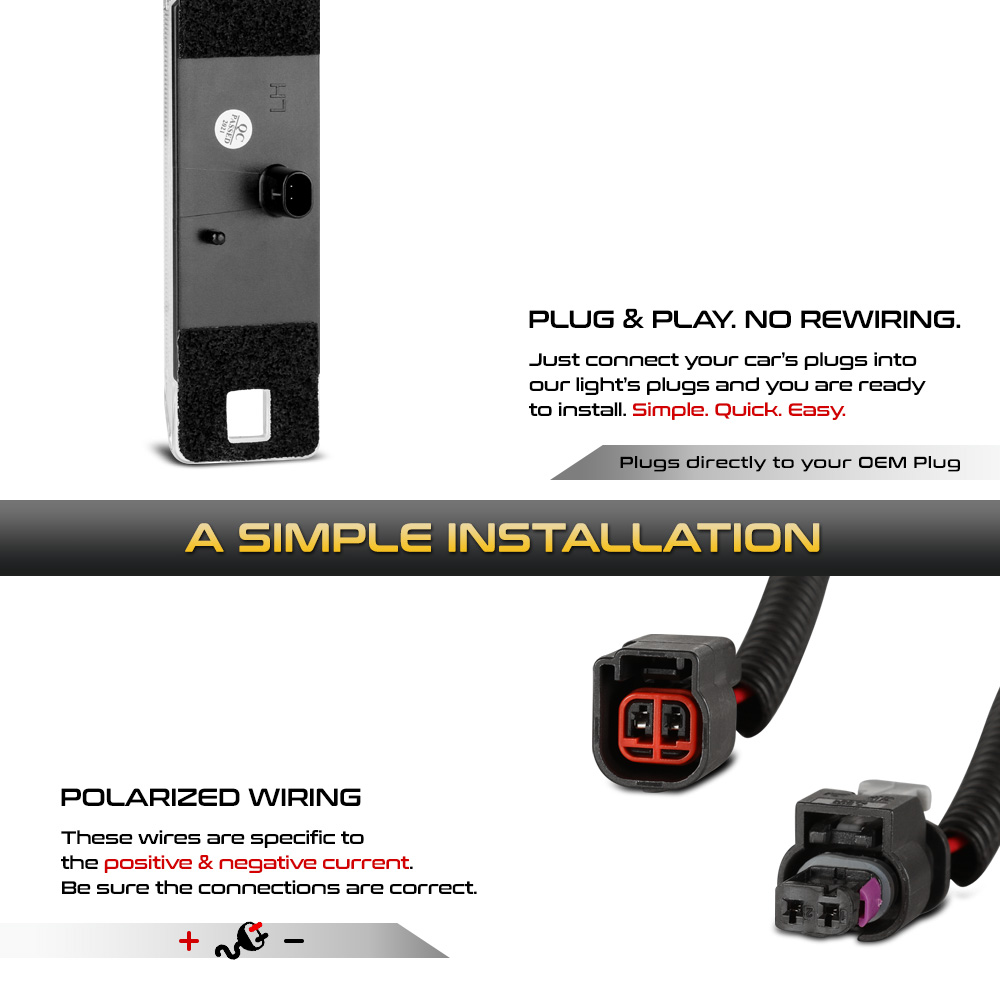 20162022 Dodge Ram 5500K Full LED Truck Bed Lights w/ Wiring Set